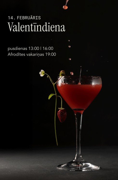 Valentīna dienas pusdienas un vakariņas