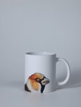 Pavāru mājas matēta keramikas krūze - Dižknābis