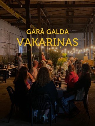 Garā galda VAKARIŅAS