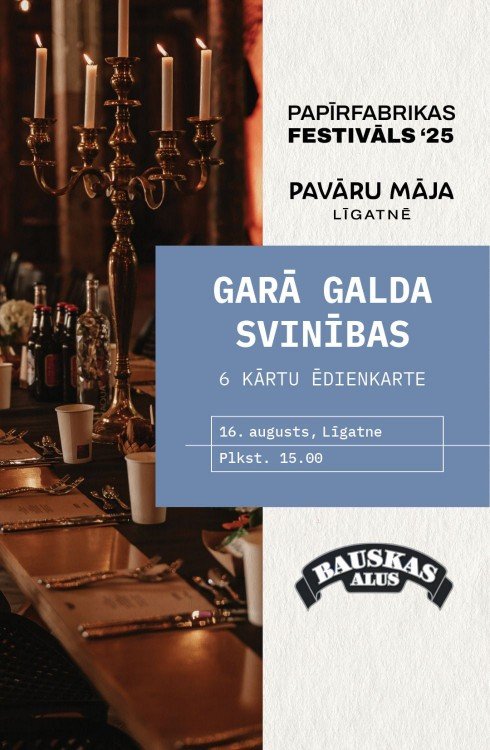 GARĀ GALDA SVINĪBAS