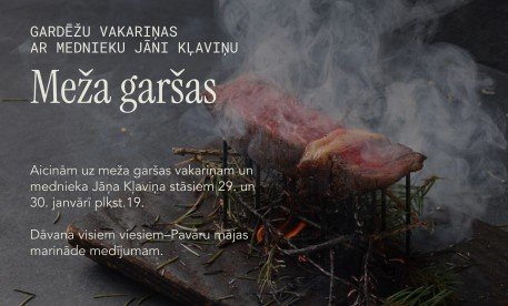 Meža Garšu Vakariņas: Savvaļas Veltes & Briedis