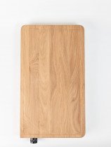 Oak board with integrated knife sharpener