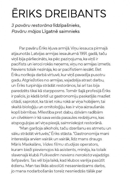 3 Pavāru Restorāns – The Good Shall Grow!